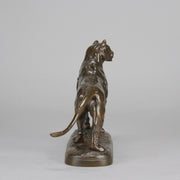 "Standing Lioness" - Donat Motte Bronze - Hickmet Fine Arts  