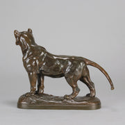 "Standing Lioness" - Donat Motte Bronze - Hickmet Fine Arts  