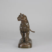 "Standing Lioness" - Donat Motte Bronze - Hickmet Fine Arts  