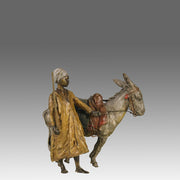 Bergman Man & Donkey - Bergman Bronze - Hickmet Fine Arts