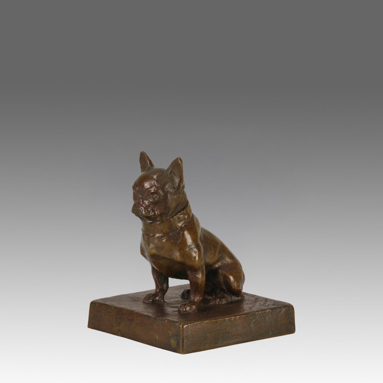"Seated French Bulldog" by Dora Heber - Hickmet Fine Arts 