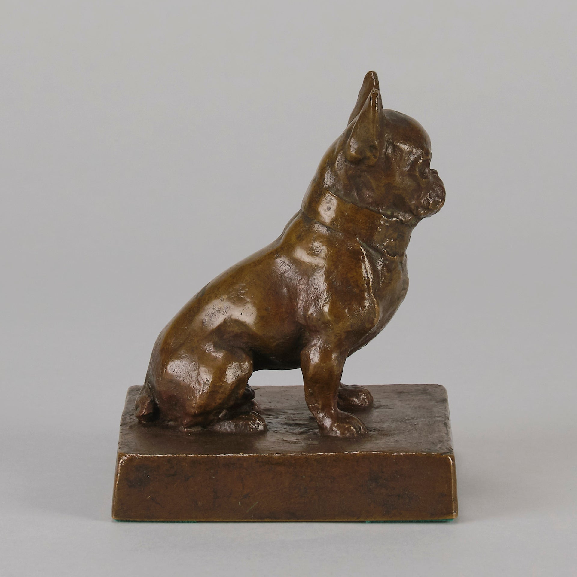 "Seated French Bulldog" by Dora Heber - Hickmet Fine Arts 