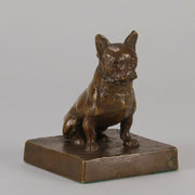 "Seated French Bulldog" by Dora Heber - Hickmet Fine Arts 