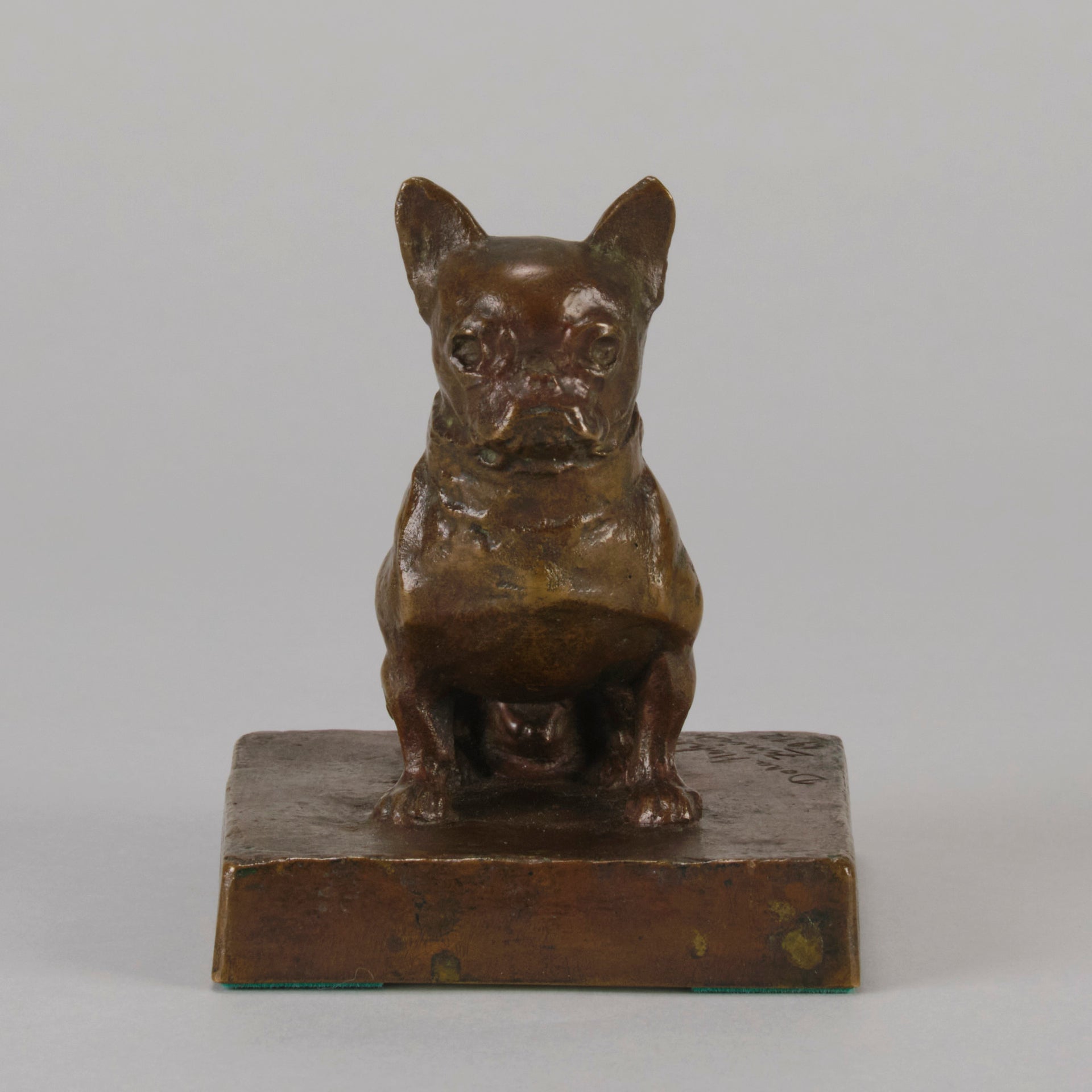 "Seated French Bulldog" by Dora Heber - Hickmet Fine Arts 