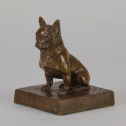 "Seated French Bulldog" by Dora Heber - Hickmet Fine Arts 