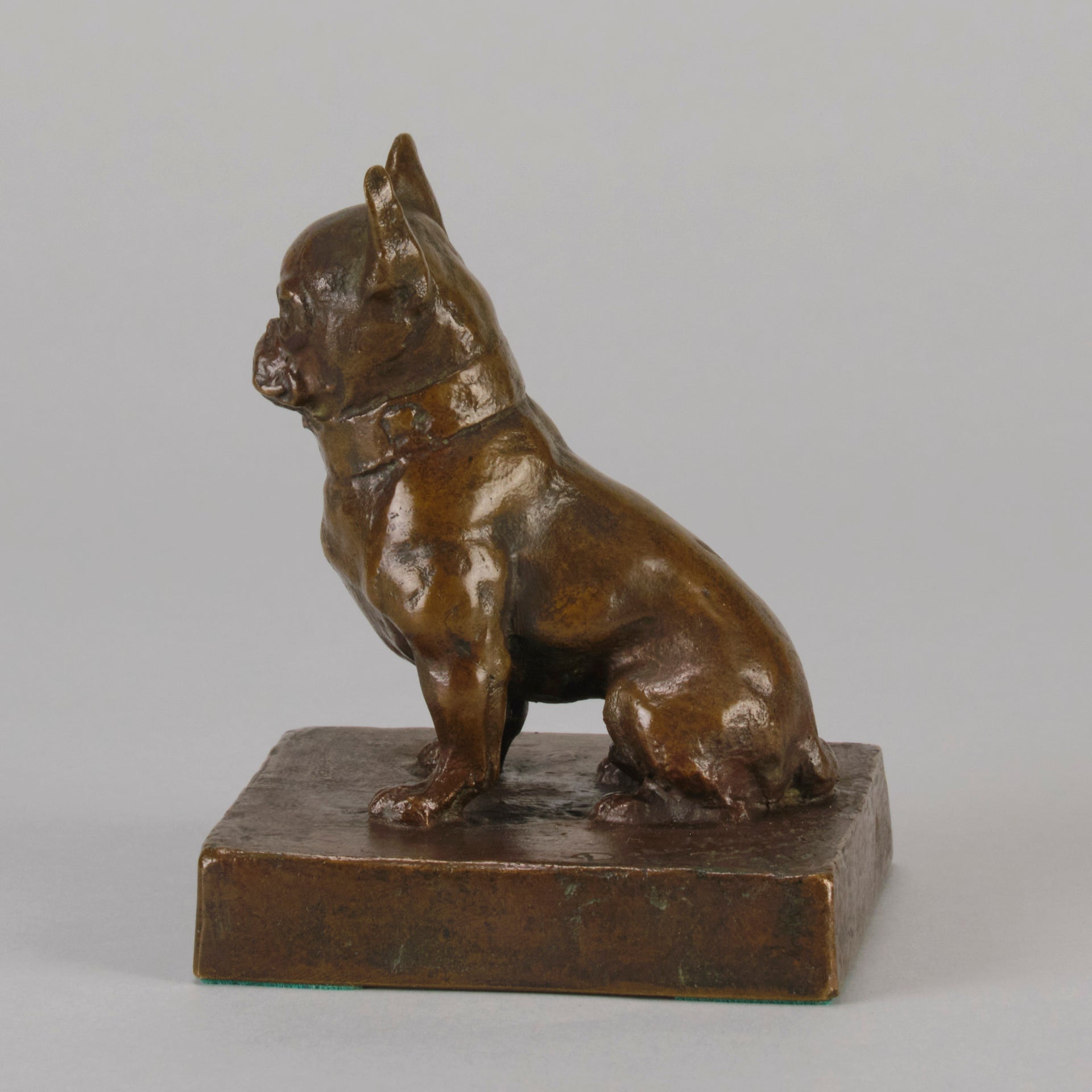 "Seated French Bulldog" by Dora Heber - Hickmet Fine Arts 