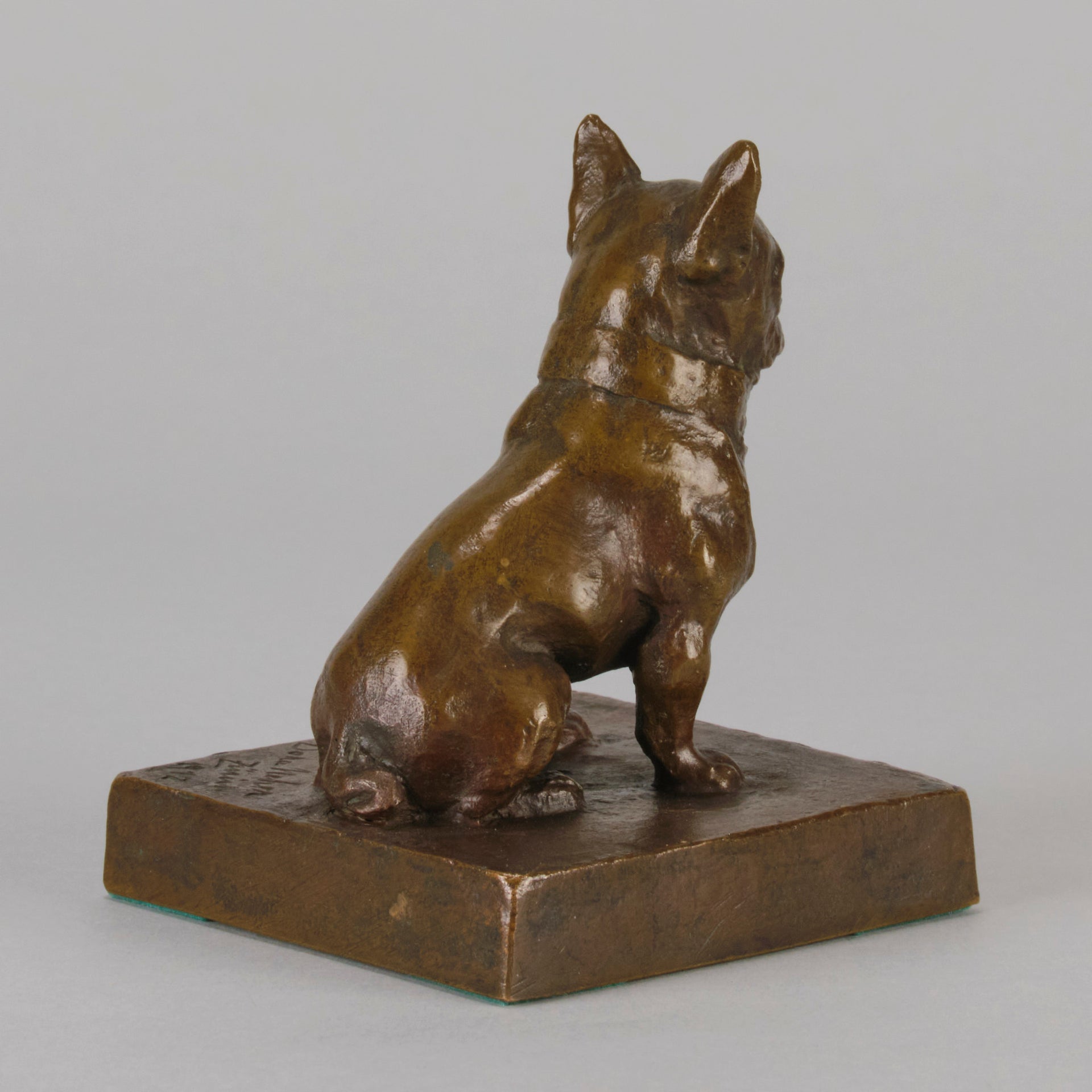 "Seated French Bulldog" by Dora Heber - Hickmet Fine Arts 
