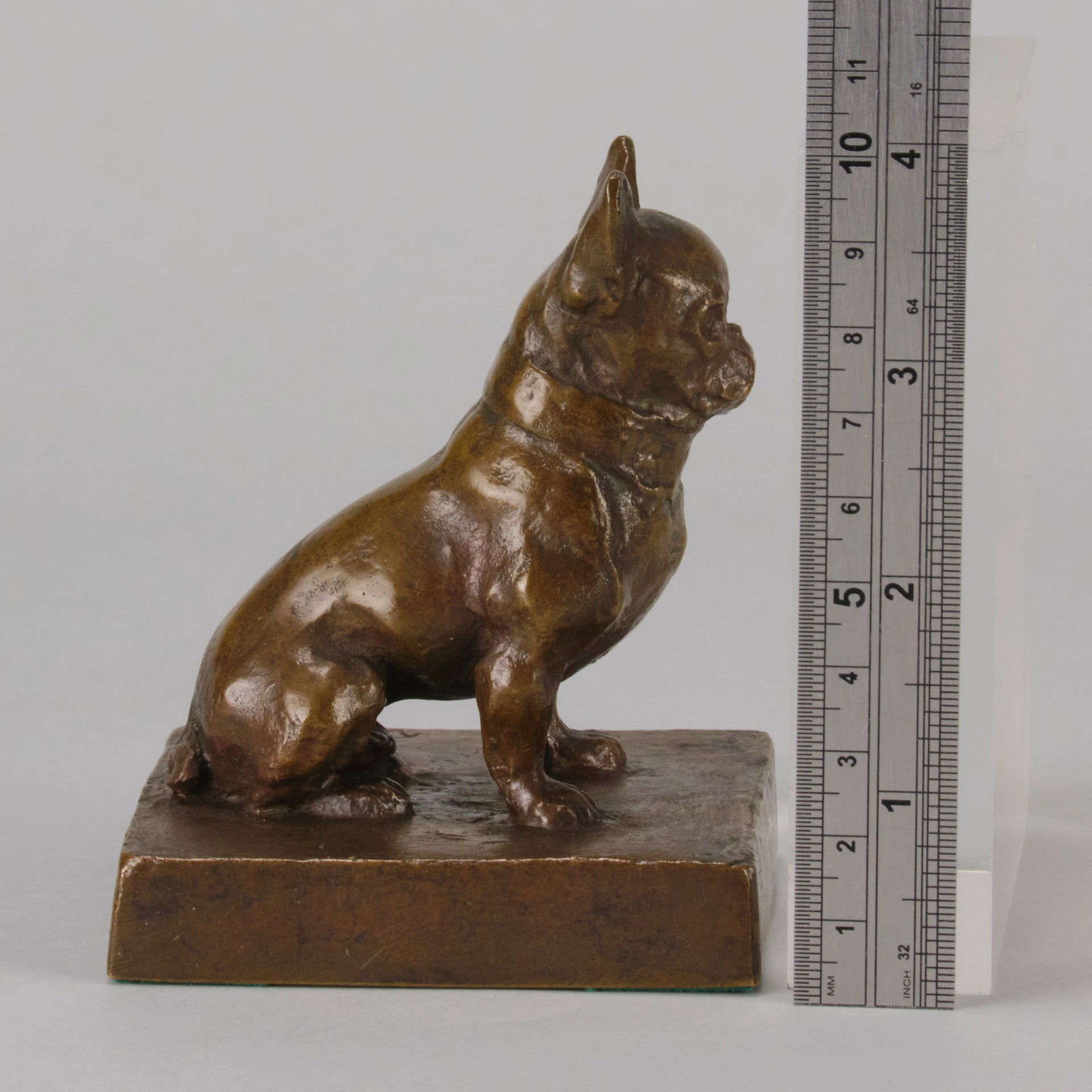 "Seated French Bulldog" by Dora Heber - Hickmet Fine Arts 