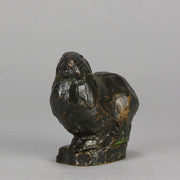 Seated Rabbit Bronze - Animalier - Hickmet Fine Arts 