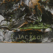 Seated Rabbit Bronze - Animalier - Hickmet Fine Arts 