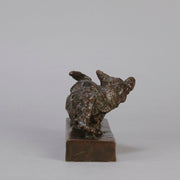 Edith Parsons Bronze - Turning Terrier - Hickmet Fine Arts