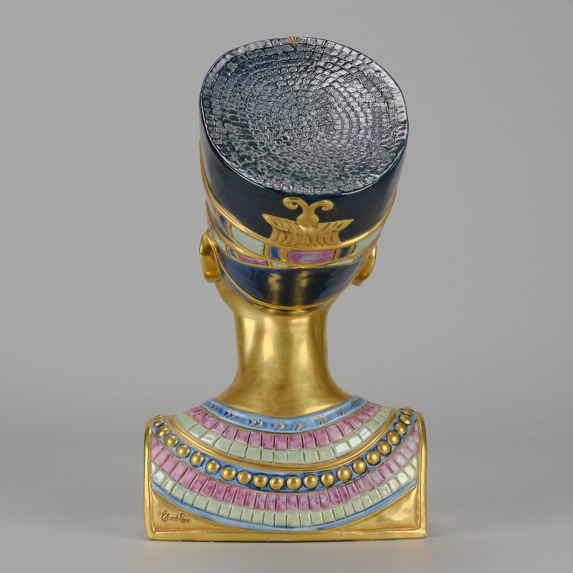 Italian Porcelain Nefertiti by Edoardo Tasca - Hickmet Fine Arts 