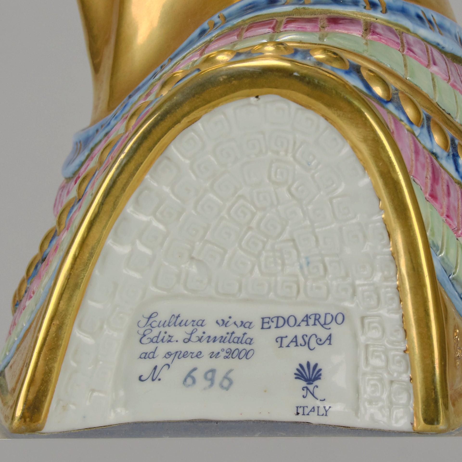 Italian Porcelain Nefertiti by Edoardo Tasca - Hickmet Fine Arts 