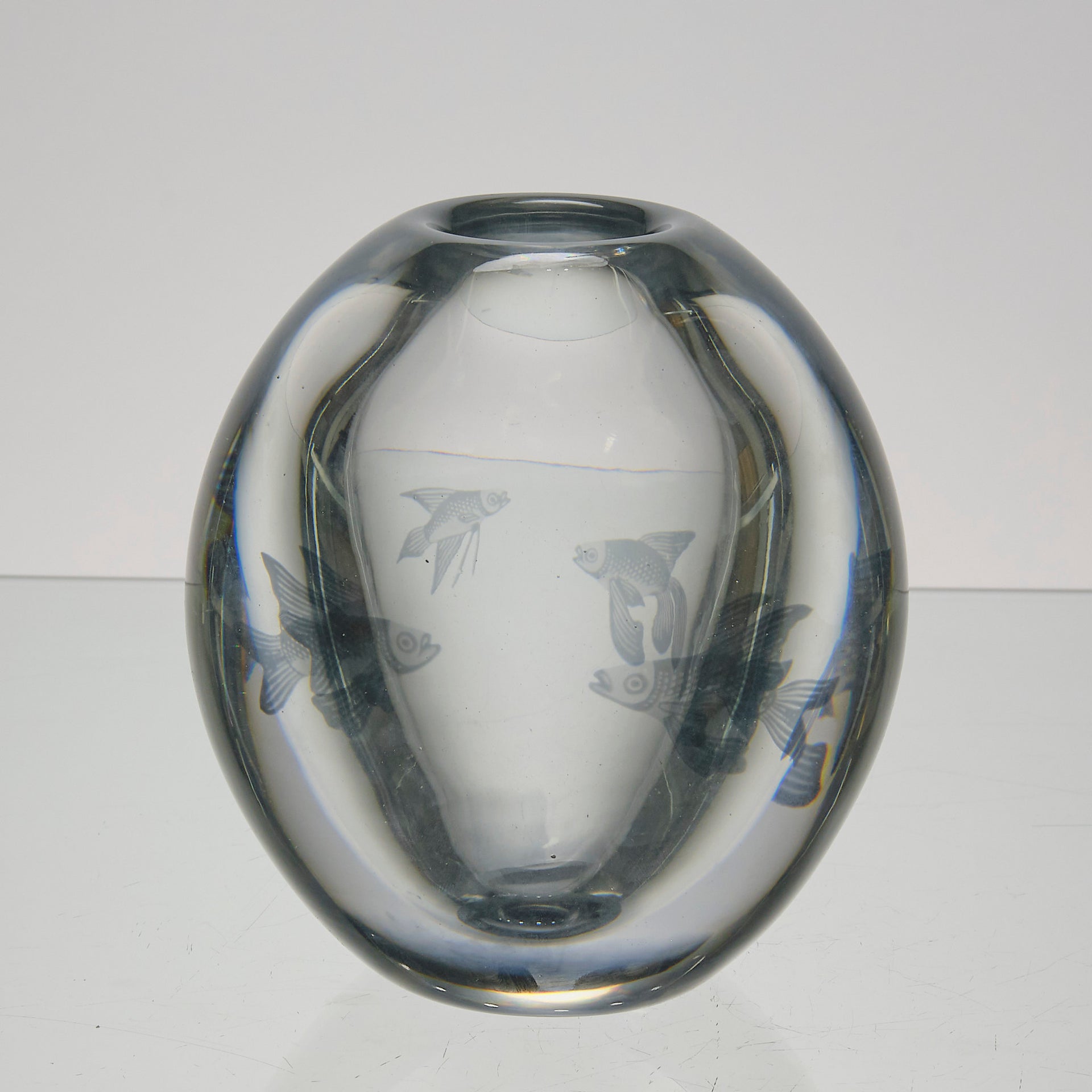 Edward Hald Orrefors Aquarium Vase - Hickmet Fine Arts 