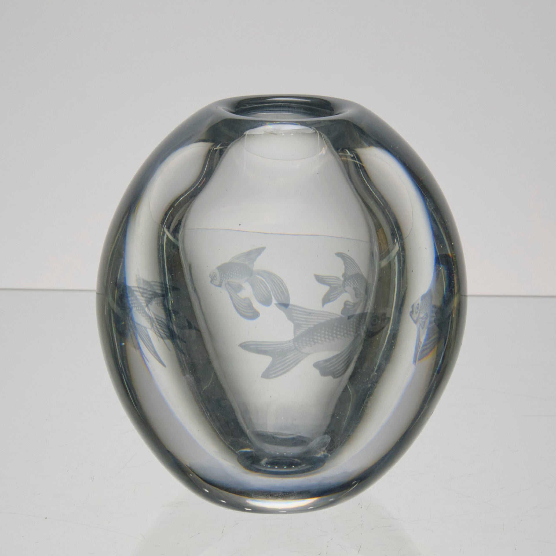 Edward Hald Orrefors Aquarium Vase - Hickmet Fine Arts 