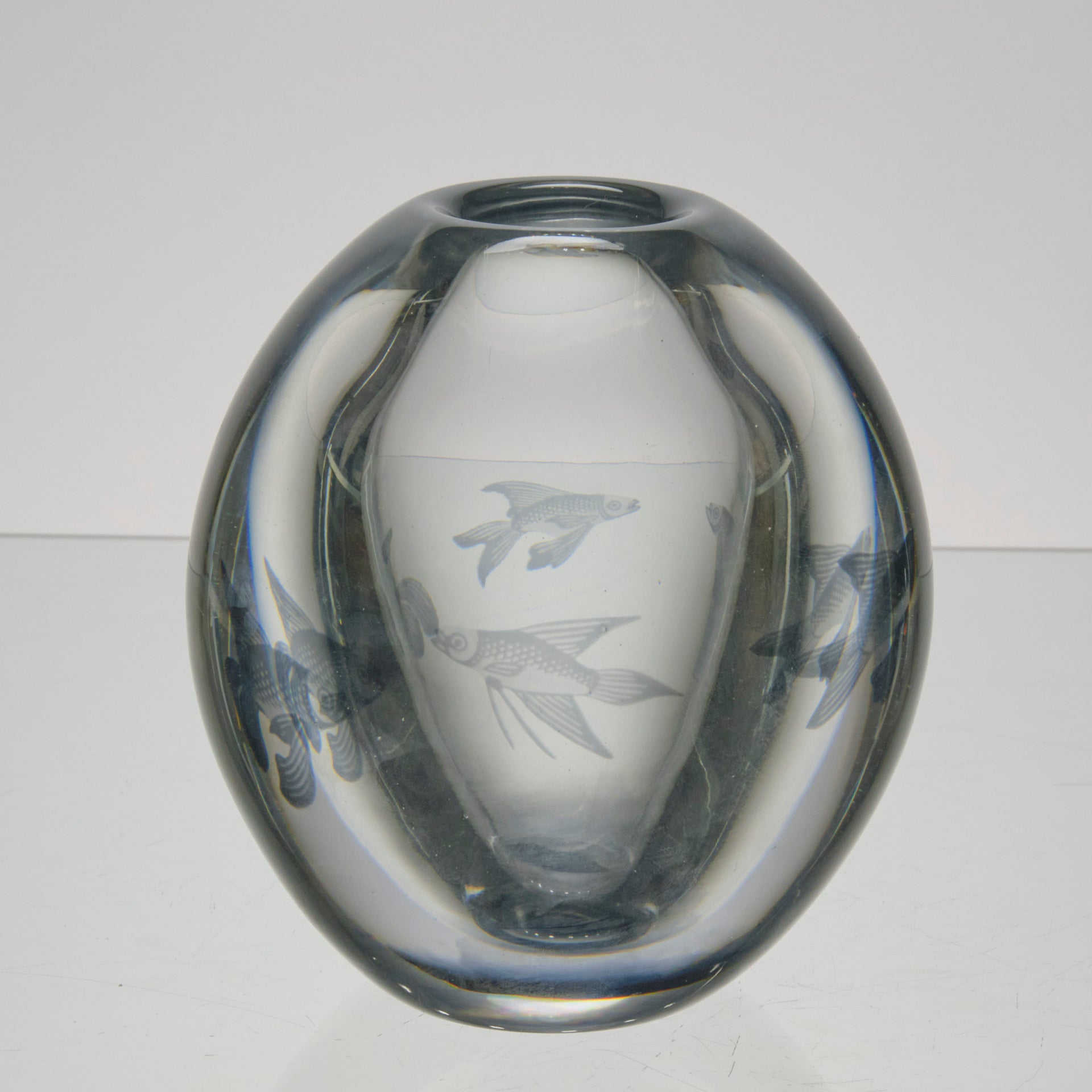 Edward Hald Orrefors Aquarium Vase - Hickmet Fine Arts 