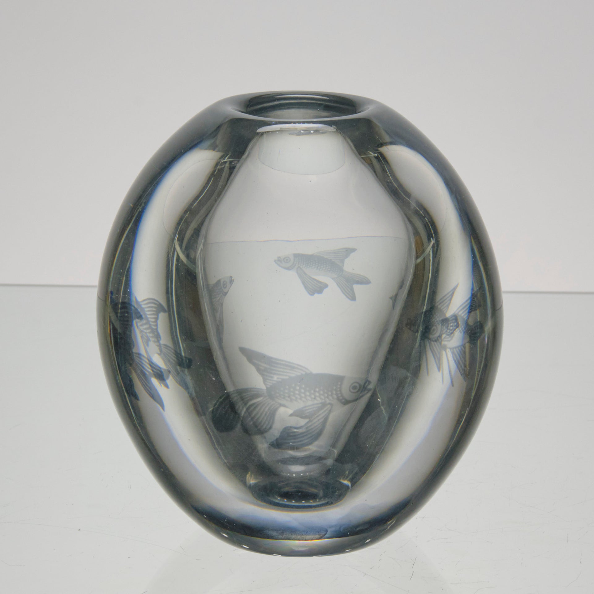 Edward Hald Orrefors Aquarium Vase - Hickmet Fine Arts 