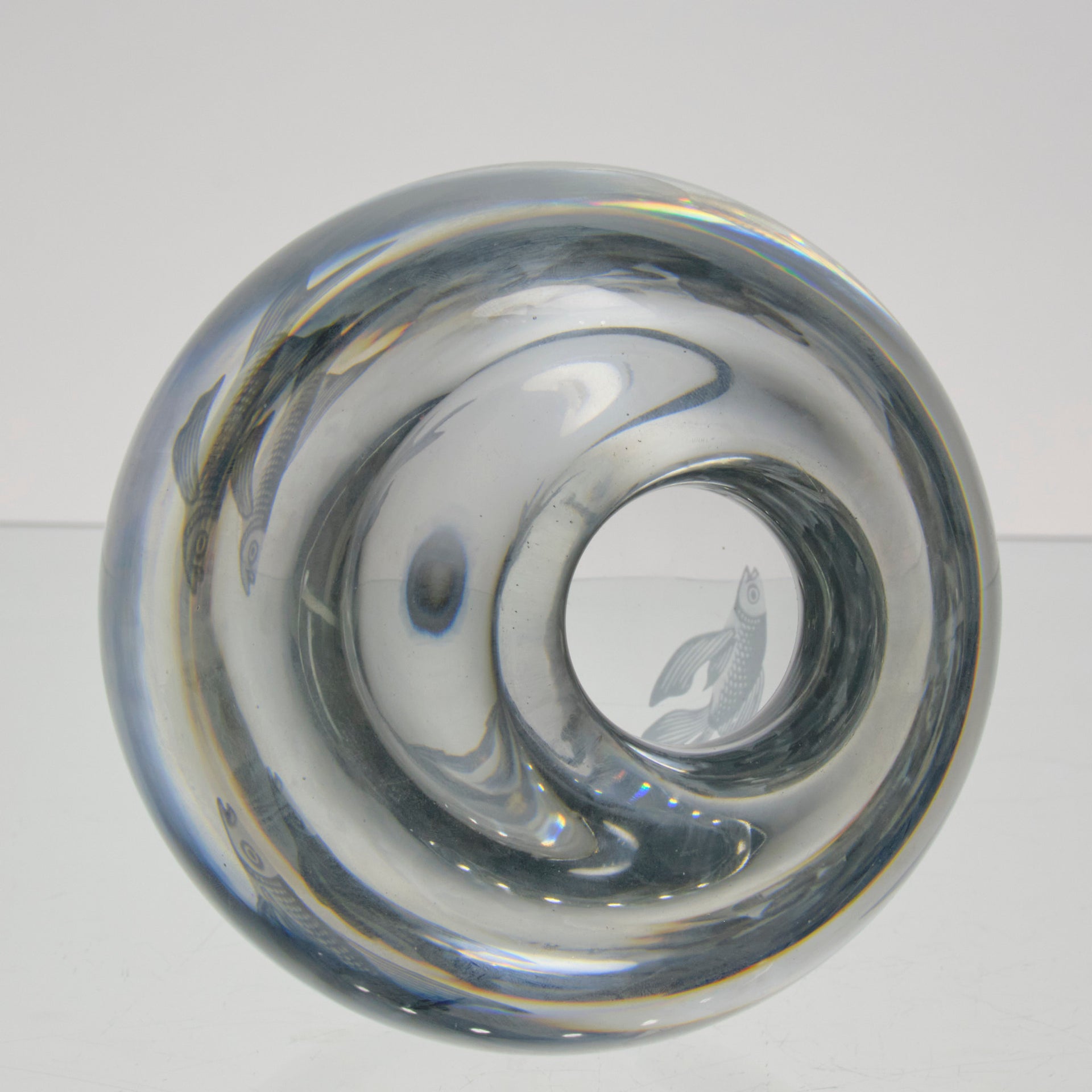 Edward Hald Orrefors Aquarium Vase - Hickmet Fine Arts 