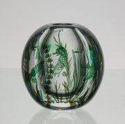 "Sea Horse Vase" by Edward Hald for Orrefors - Hickmet Fine Arts 