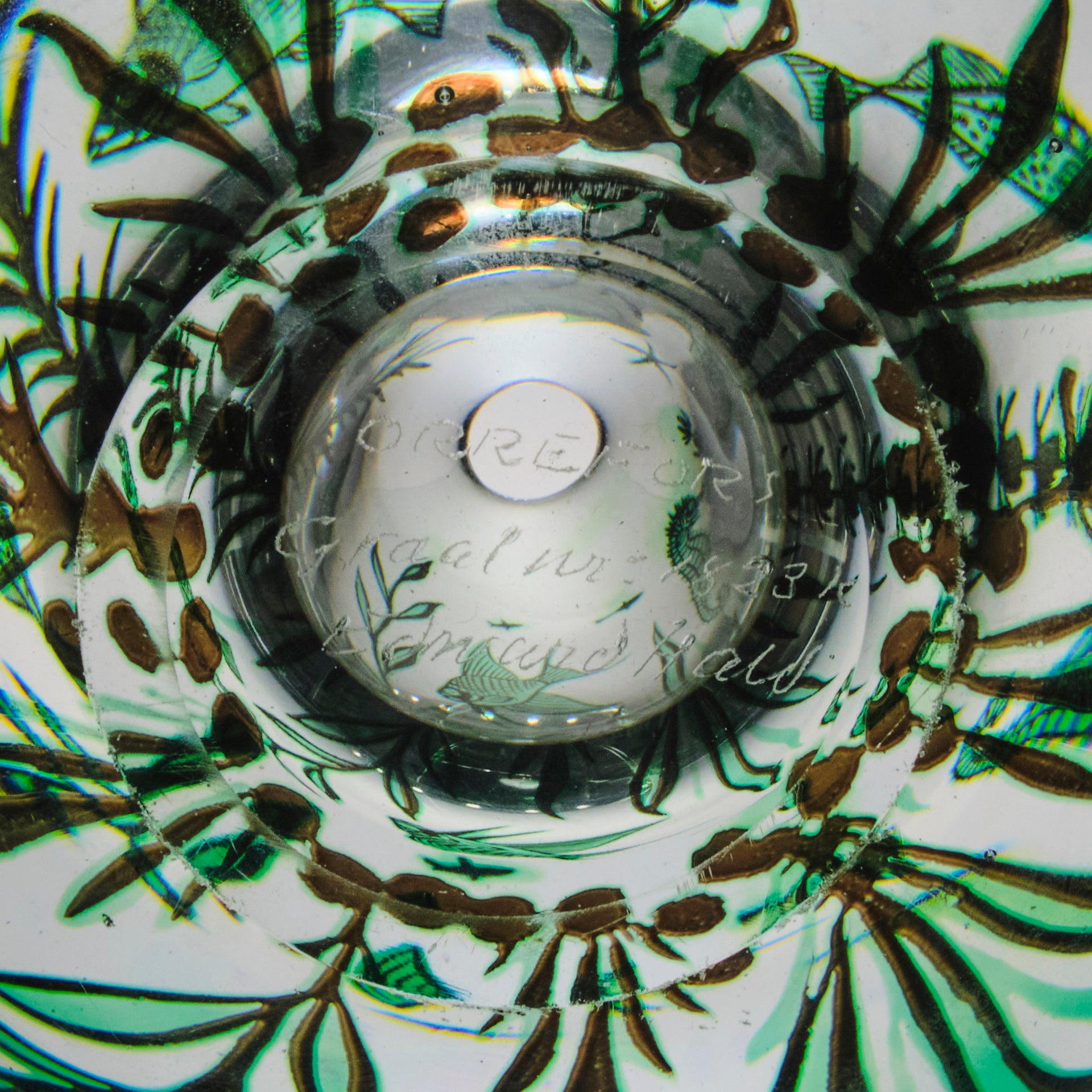 "Sea Horse Vase" by Edward Hald for Orrefors - Hickmet Fine Arts 