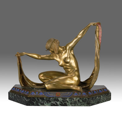 Claire Colinet Bronze - Art Deco Sculpture - Hickmet Fine Arts