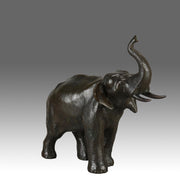 Japanese Bronze Elephant - Antique Bronze - Hickmet Fine Arts