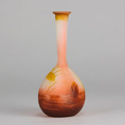 Emile Galle Dragonfly Vase - Art Nouveau Glass - Hickmet Fine Arts