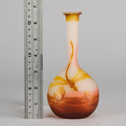 Emile Galle Dragonfly Vase - Art Nouveau Glass - Hickmet Fine Arts