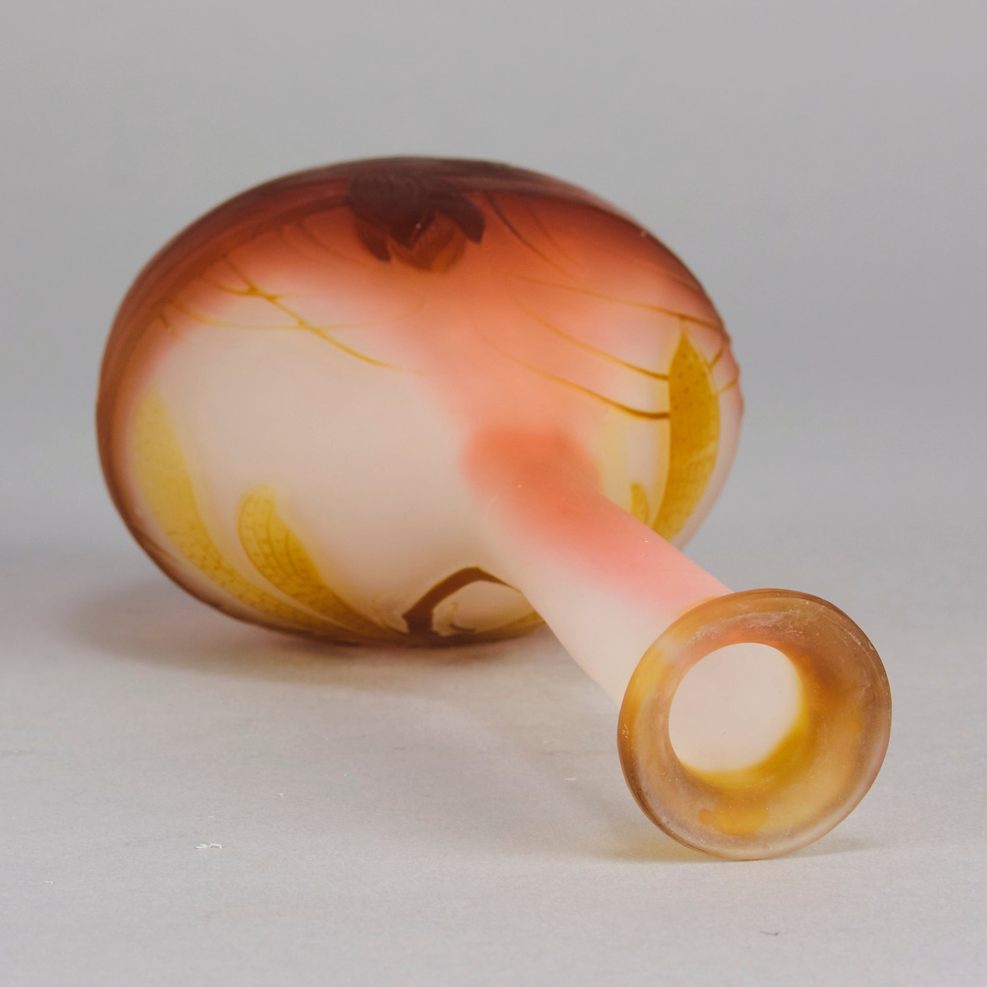 Emile Galle Dragonfly Vase - Art Nouveau Glass - Hickmet Fine Arts