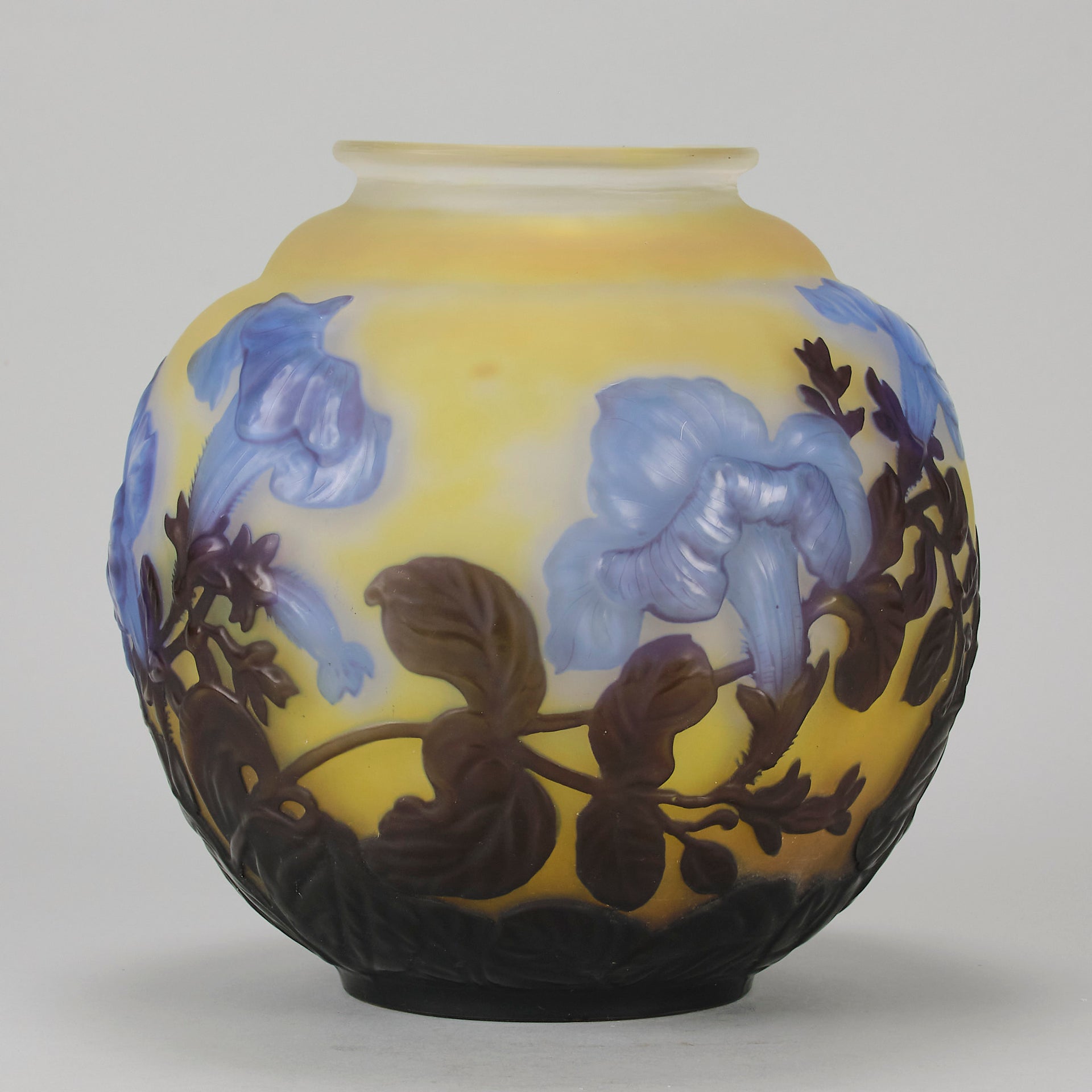 Emile Galle Souffle Vase - Art Nouveau Glass - Hickmet Fine Arts