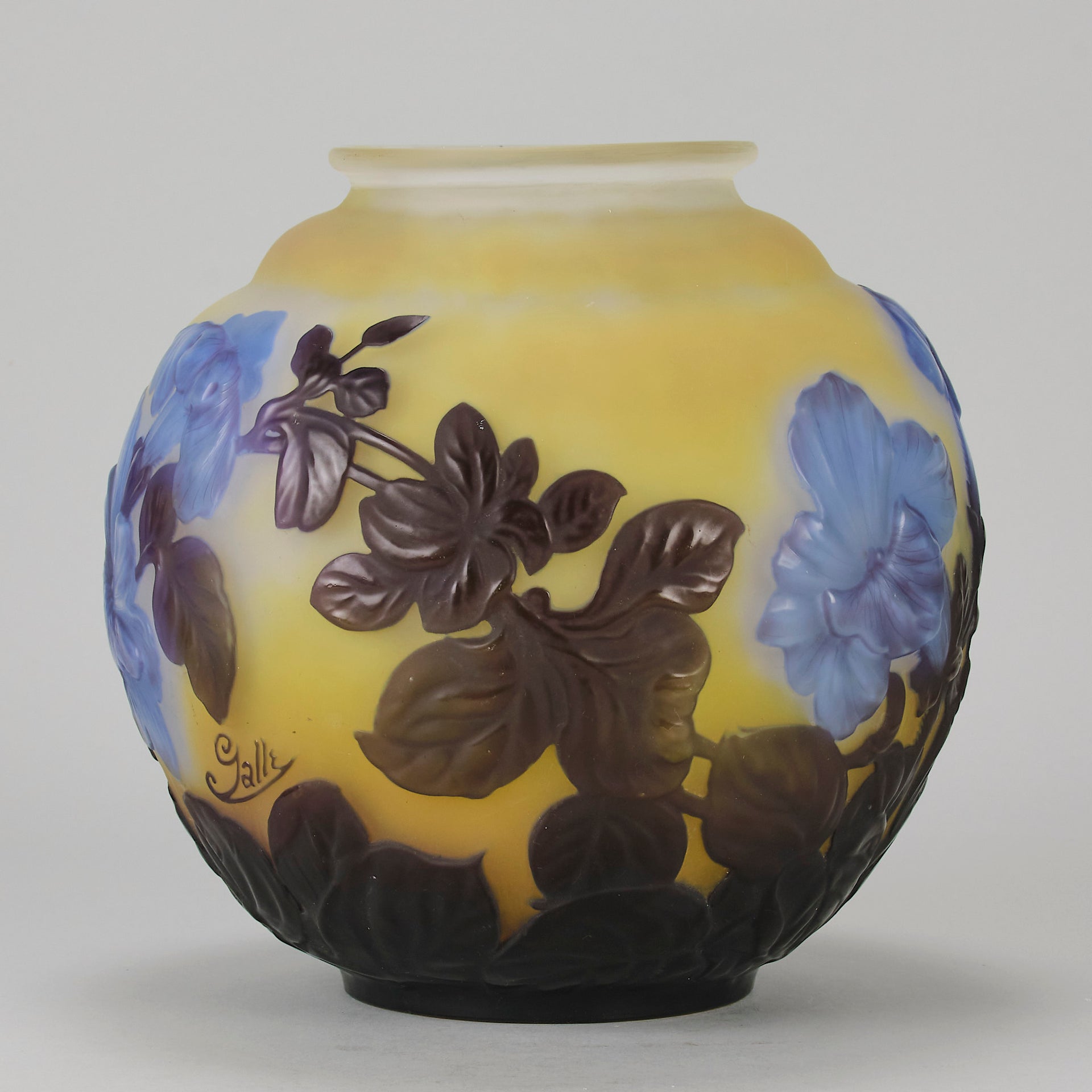 Emile Galle Souffle Vase - Art Nouveau Glass - Hickmet Fine Arts