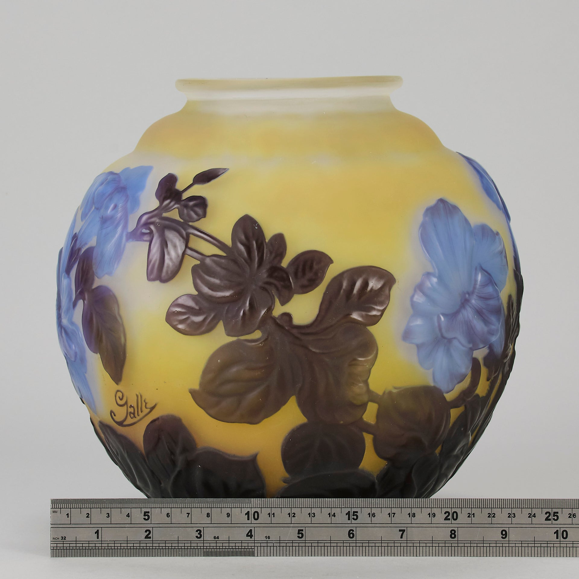 Emile Galle Souffle Vase - Art Nouveau Glass - Hickmet Fine Arts