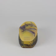 Emile Galle Lidded box - Art Nouveau Glass - Hickmet Fine Arts