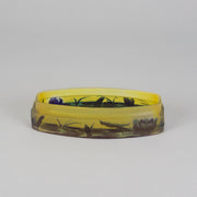 Emile Galle Lidded box - Art Nouveau Glass - Hickmet Fine Arts