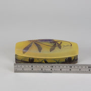 Emile Galle Lidded box - Art Nouveau Glass - Hickmet Fine Arts