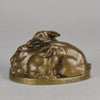 Emilie Fiero Bronze - Mother & Young Rabbits - Hickmet Fine Arts 