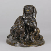 Ravageot et Ravageole - Fremiet Bronze Hounds - Hickmet Fine Arts 