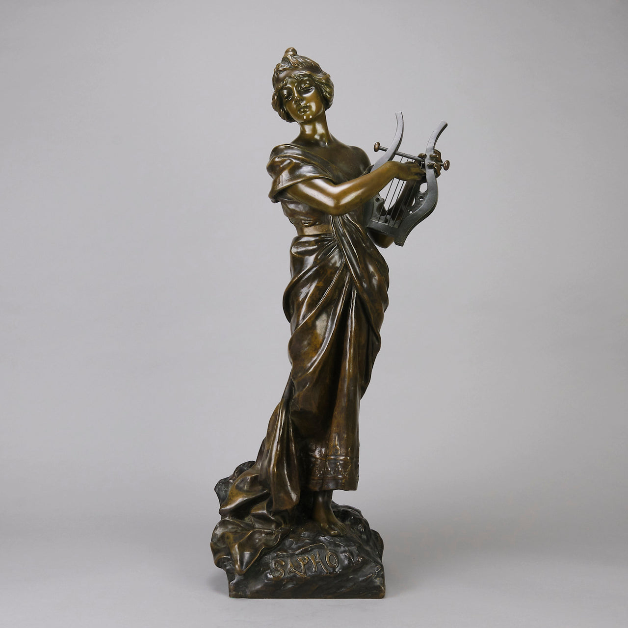 Art Nouveau Bronze - Villanis Sapho - Hickmet Fine Arts