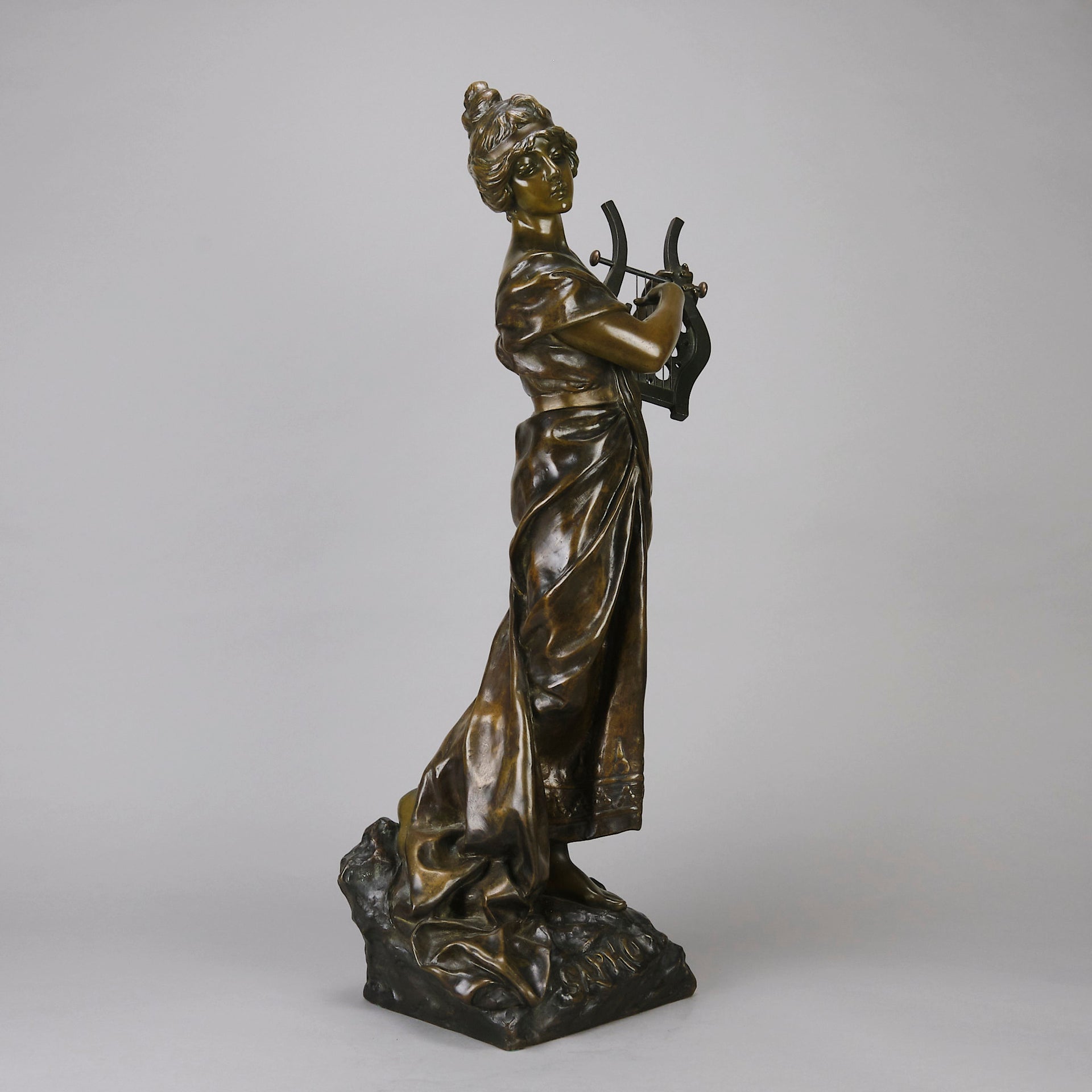 Art Nouveau Bronze - Villanis Sapho - Hickmet Fine Arts
