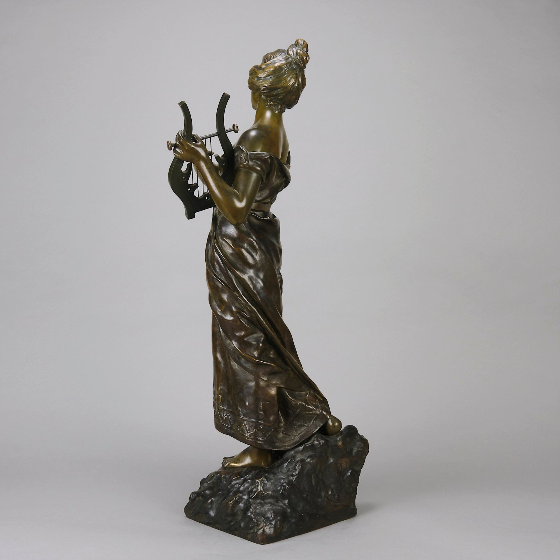 Art Nouveau Bronze - Villanis Sapho - Hickmet Fine Arts