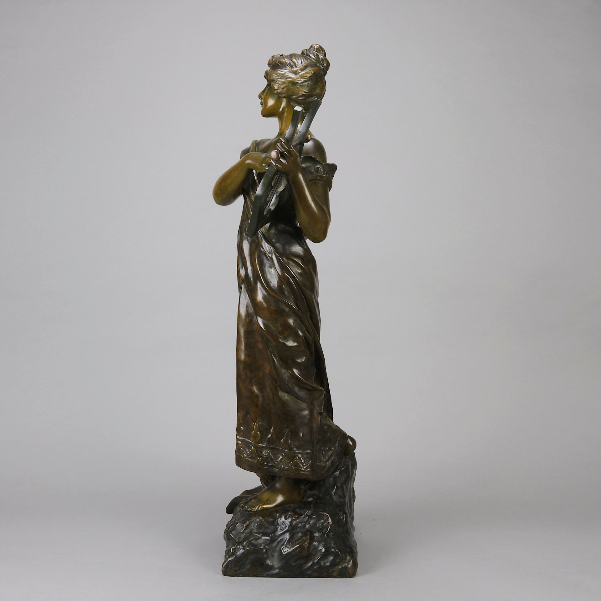 Art Nouveau Bronze - Villanis Sapho - Hickmet Fine Arts