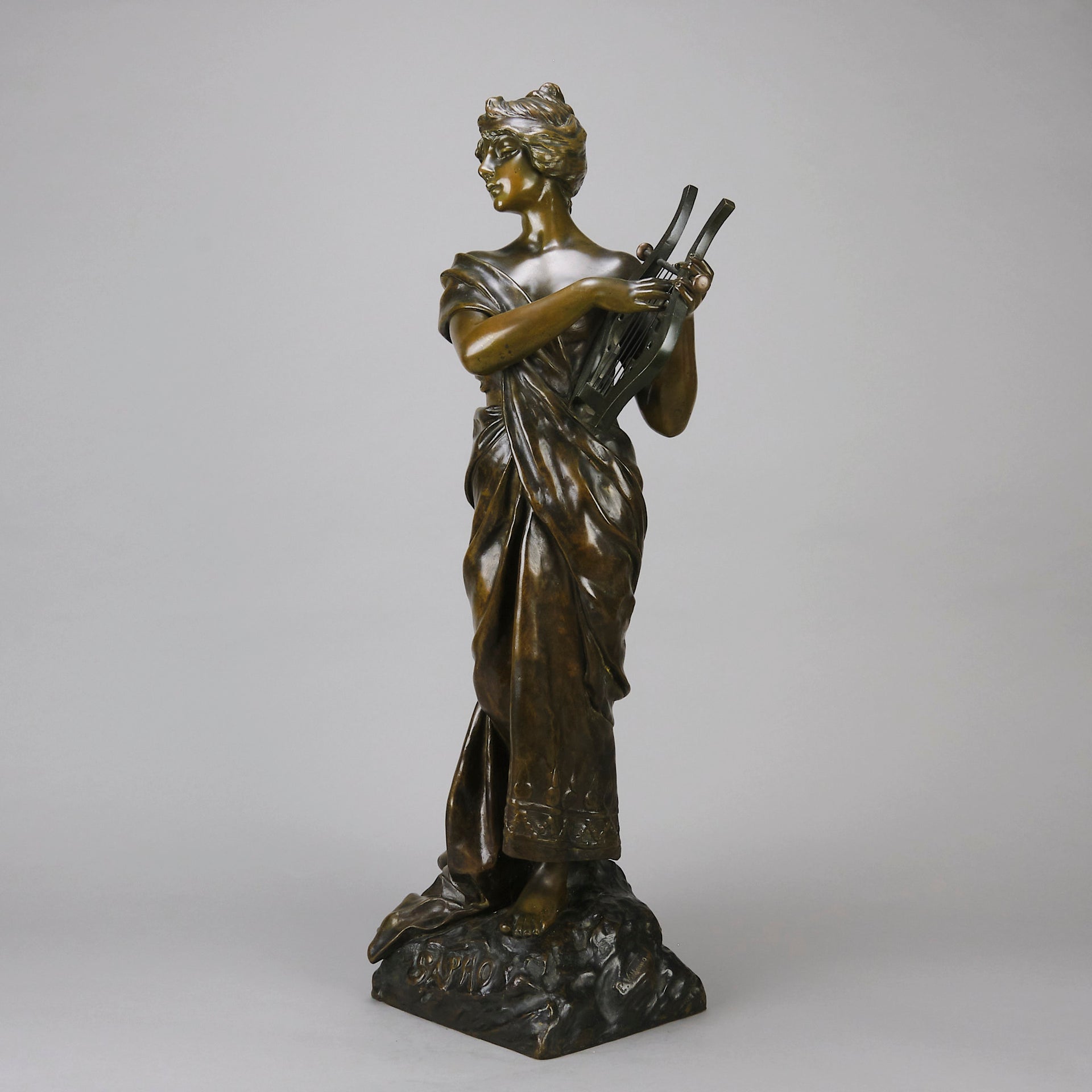 Art Nouveau Bronze - Villanis Sapho - Hickmet Fine Arts