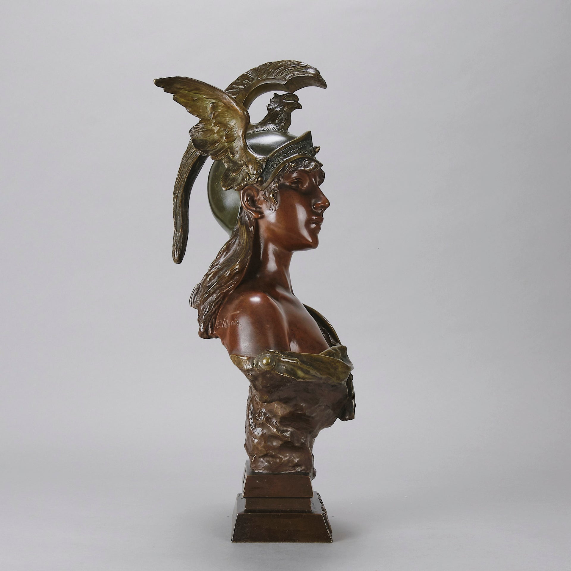 Art Nouveau Bronze - Villanis Walkyrie - Hickmet Fine Arts