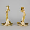 Art Nouveau Candlesticks - Ernst Wahliss - Hickmet Fine Arts 