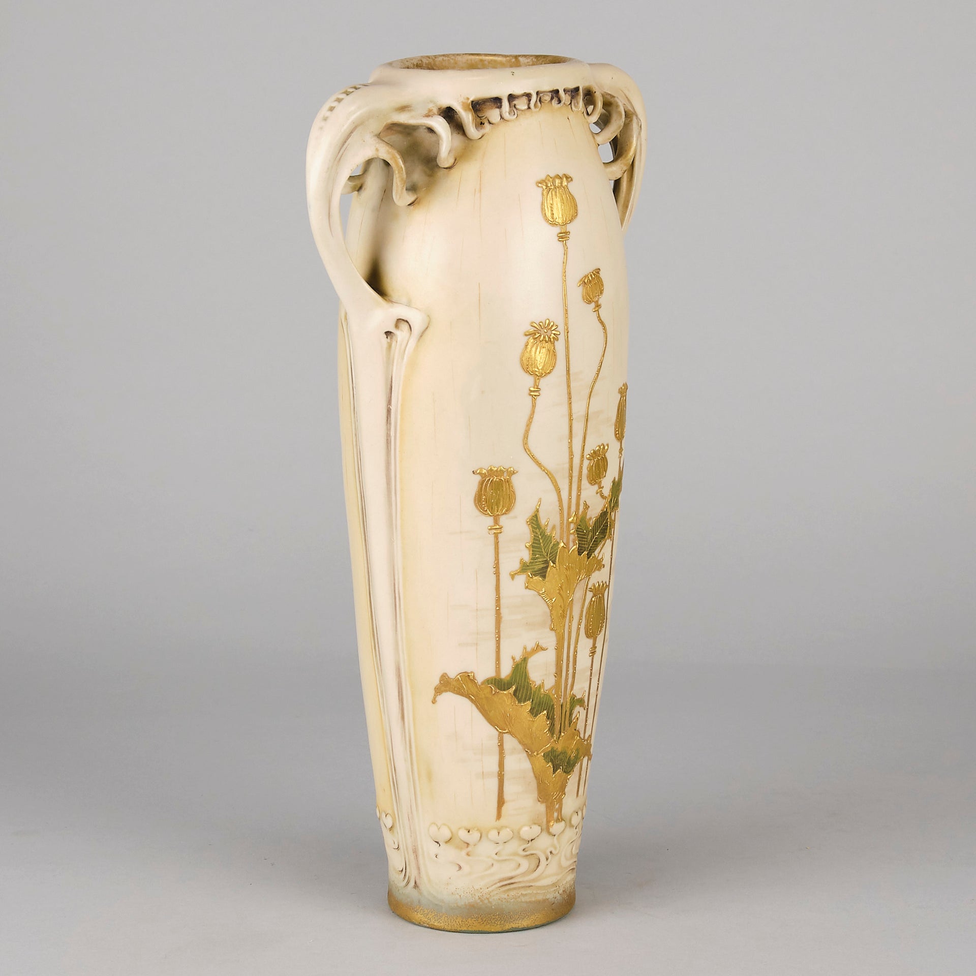Art Nouveau Vase by Ernst Wahliss - Hickmet Fine Arts 