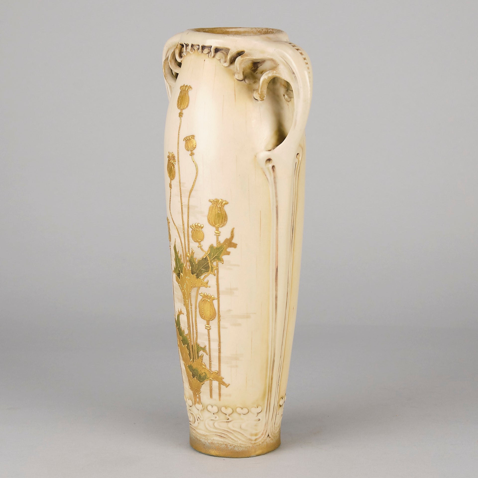 Art Nouveau Vase by Ernst Wahliss - Hickmet Fine Arts 