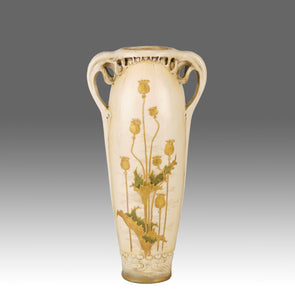 Art Nouveau Vase by Ernst Wahliss - Hickmet Fine Arts 