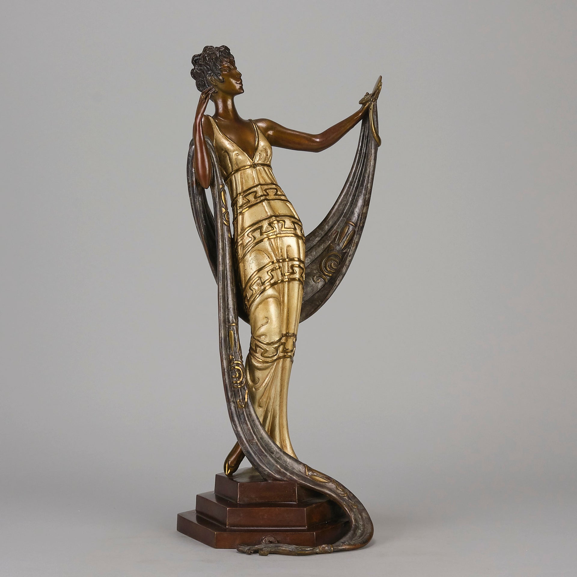 Erte Coquette - Limited Edition Bronze - Hickmet Fine Arts 