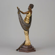 Erte Coquette - Limited Edition Bronze - Hickmet Fine Arts 