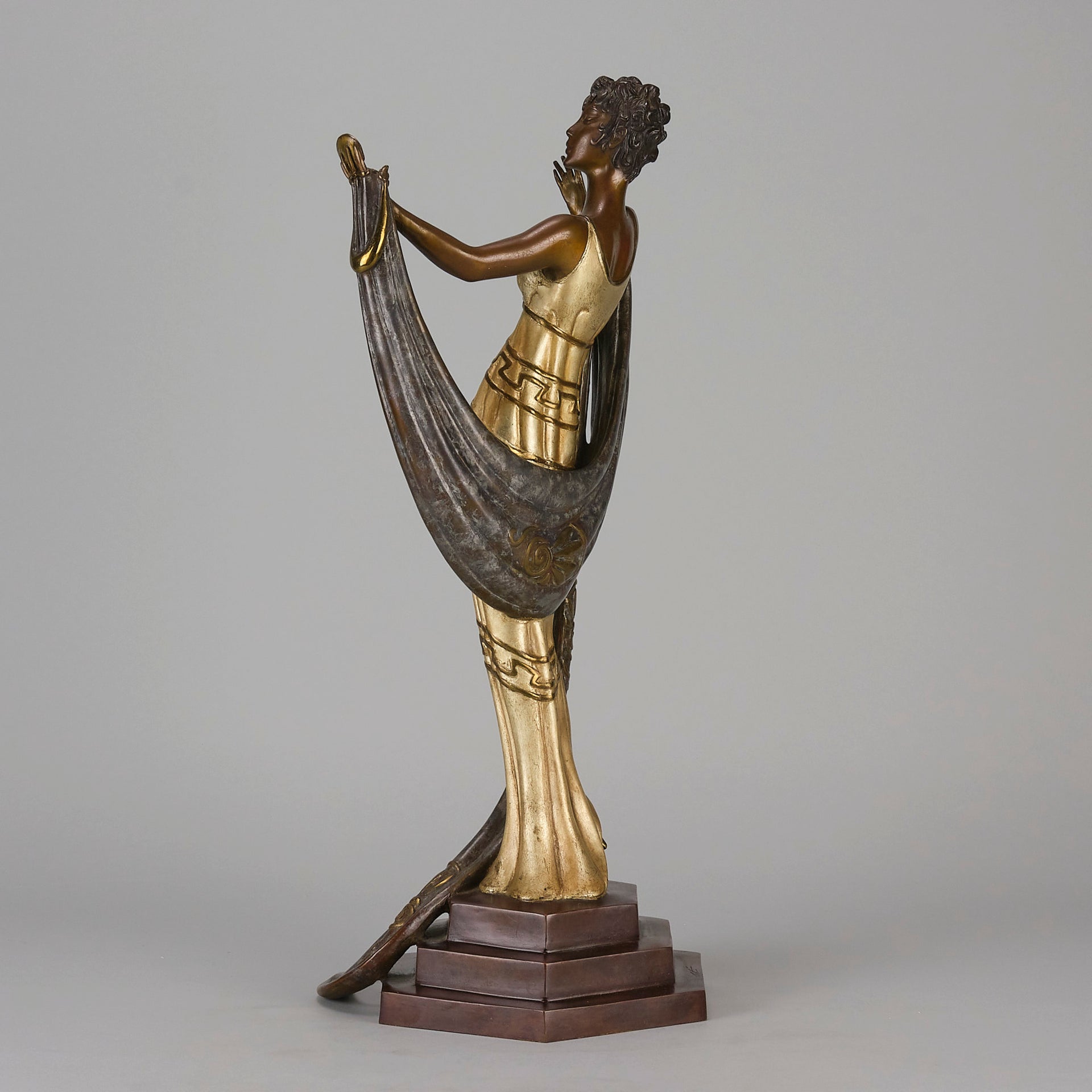 Erte Coquette - Limited Edition Bronze - Hickmet Fine Arts 